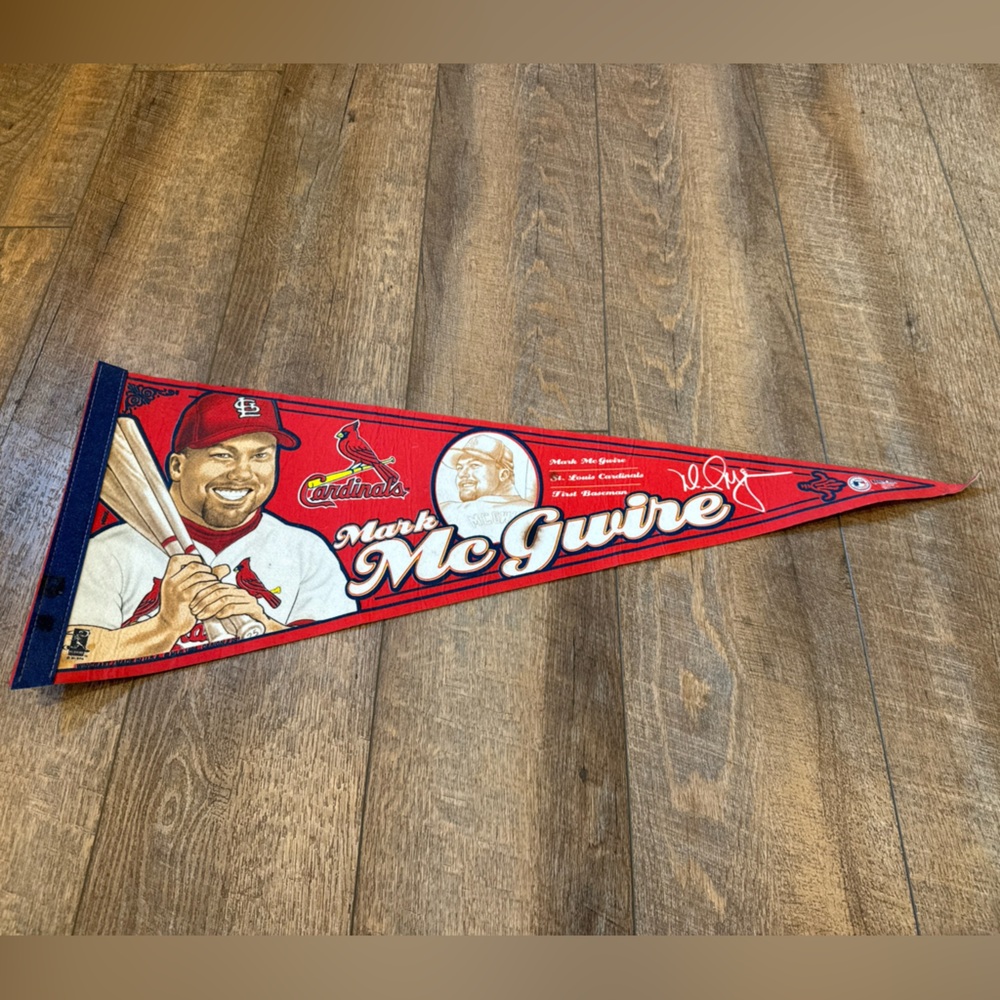 Vintage Mark McGwire St. Louis Cardinals MLB Pennant